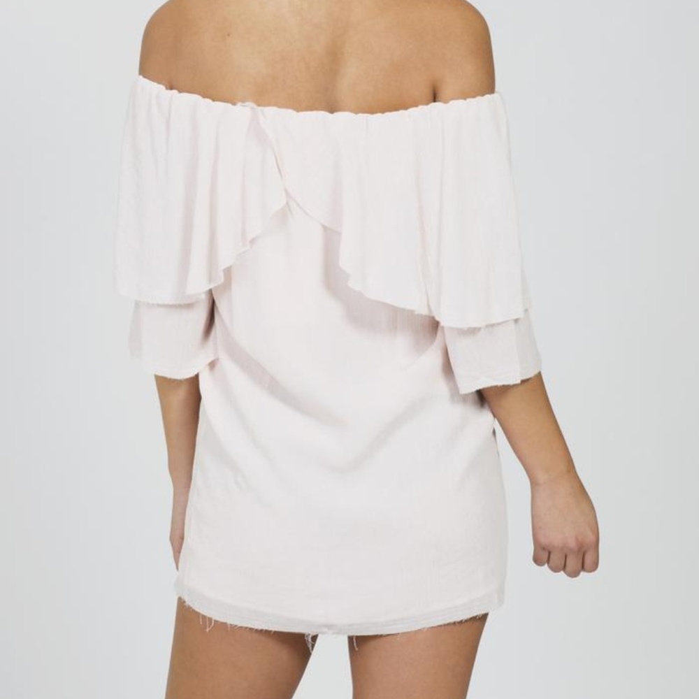 Suboo Perfect Day Off Shoulder Blush Dress - Picture 7 of 7